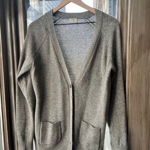 Madewell Gray Women's Button Up Cardigan